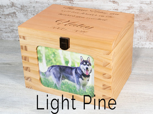 Hand Made Customized Dovetail Pet Urn