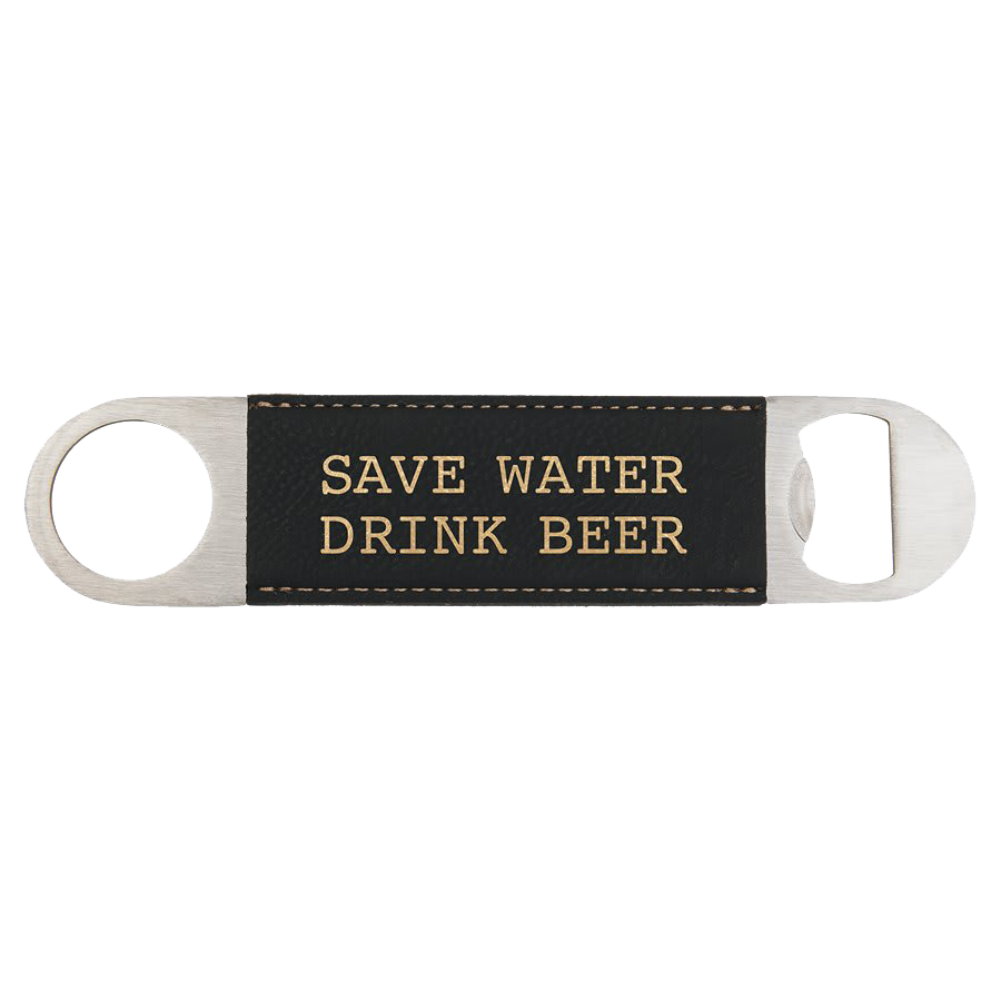 Leatherette Bottle Openers