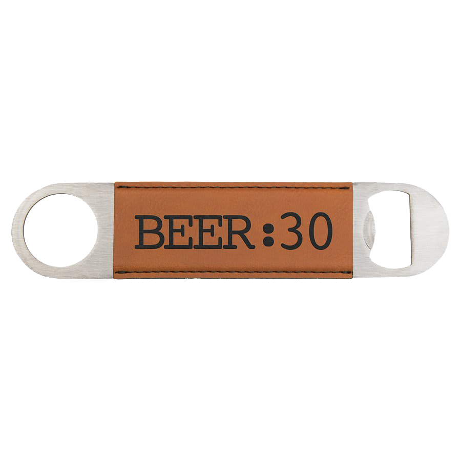 Leatherette Bottle Openers