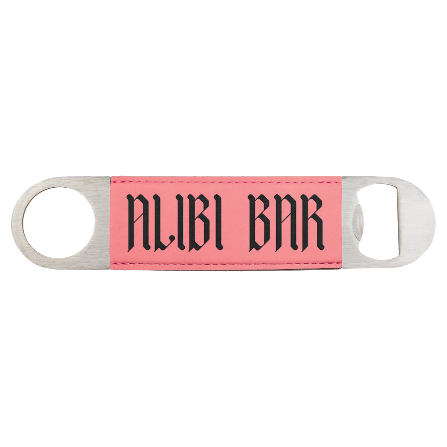 Leatherette Bottle Openers
