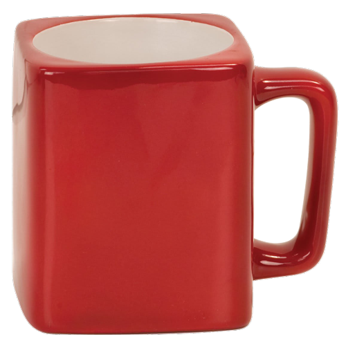 8 oz. Ceramic Square Coffee Mug