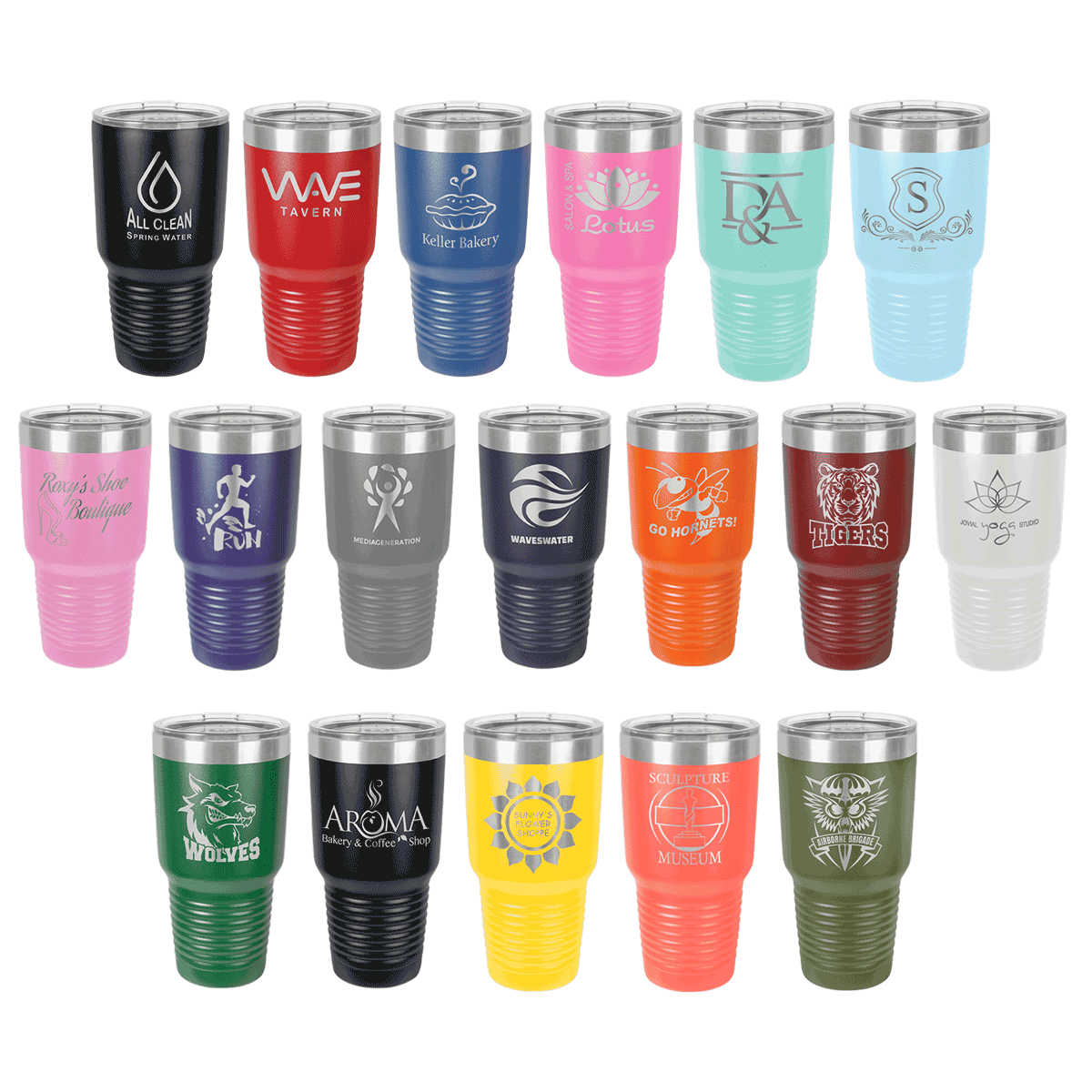 Customized 30 oz. Polar Camel Ringneck Tumblers