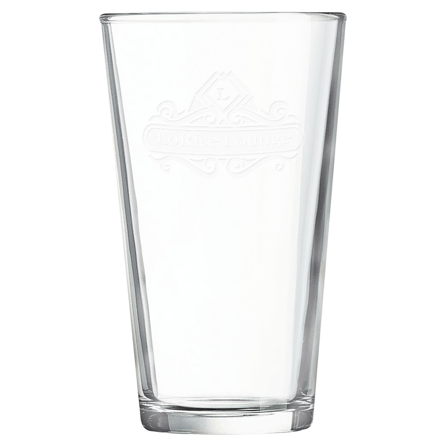 Custom Laser Etched 16 oz. Pint Mixing Glass