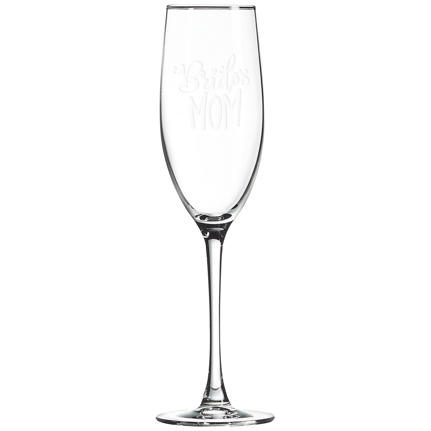 Customized Laser Etched 8 oz. Champagne Flute