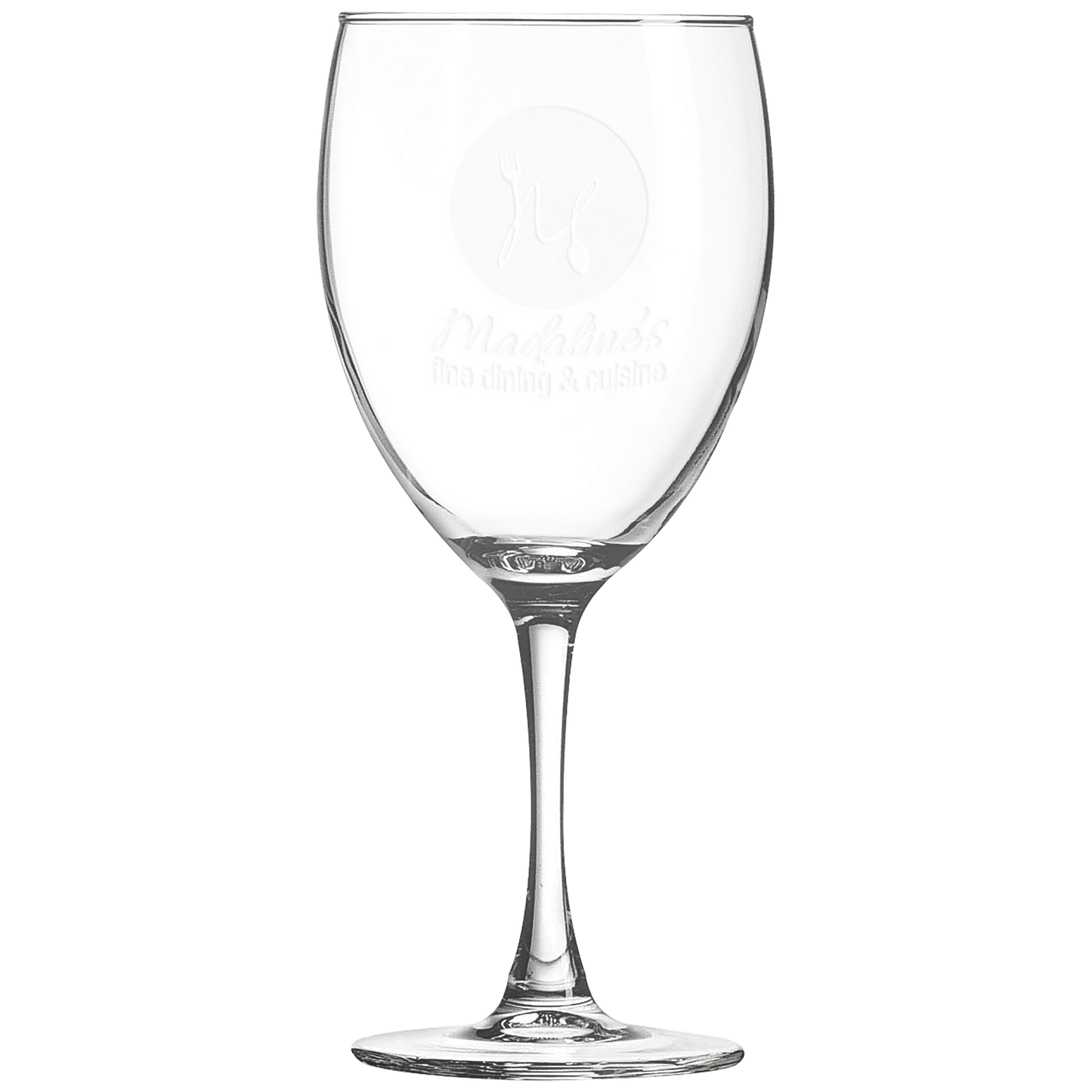 Customized Laser Etched 10.5 oz. Wine Glass