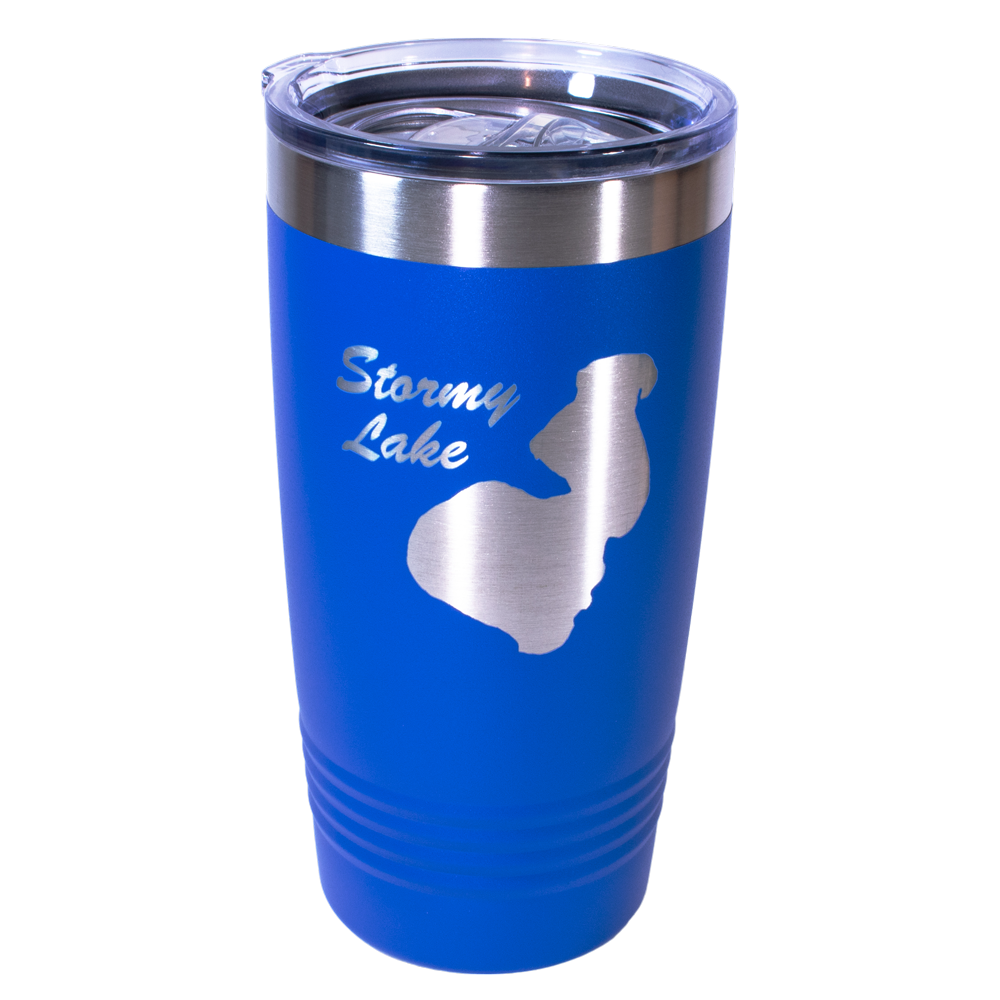 Stormy Lake Engraved Drinkware