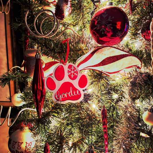 Custom Pet Christmas Tree Ornament