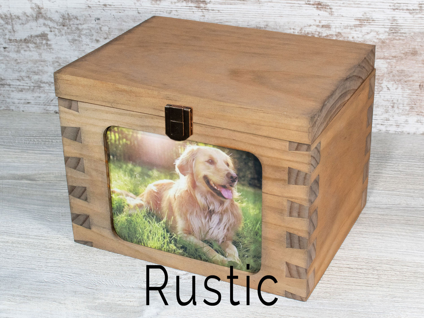 Hand Made Customized Dovetail Pet Urn