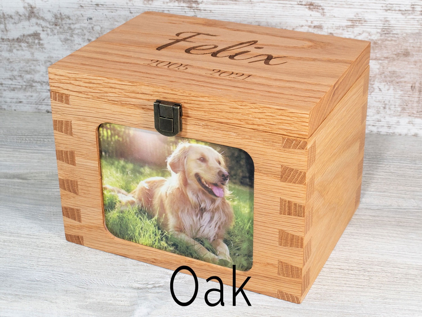 Hand Made Customized Dovetail Pet Urn