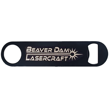 7 Inch Engraved Stainless Steel Bottle Opener - 5 Pack