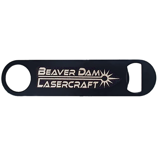 7 Inch Engraved Stainless Steel Bottle Opener - 5 Pack