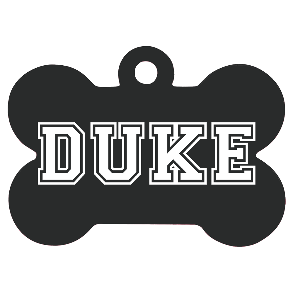 Anodized Aluminum Bone Pet Tags