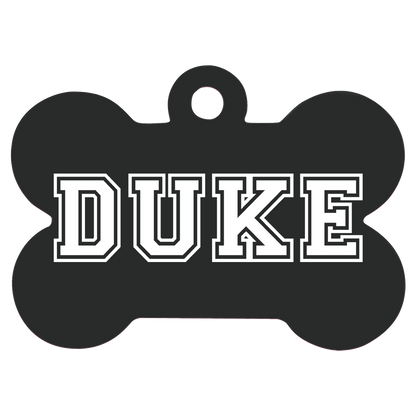 Anodized Aluminum Bone Pet Tags
