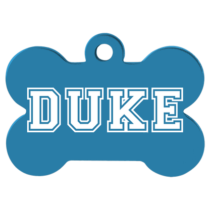 Anodized Aluminum Bone Pet Tags