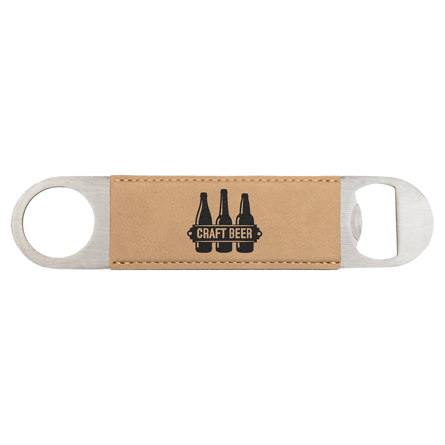 Leatherette Bottle Openers