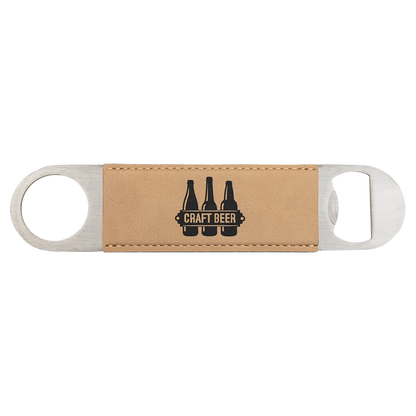Leatherette Bottle Openers