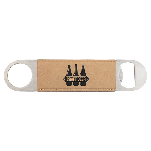 Leatherette Bottle Openers