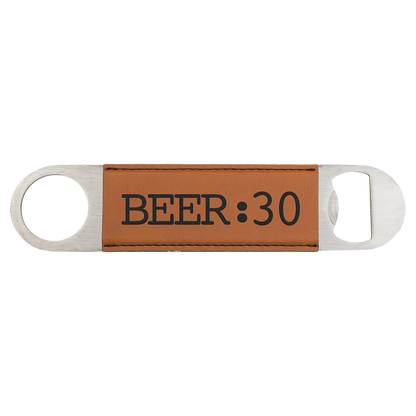 Leatherette Bottle Openers