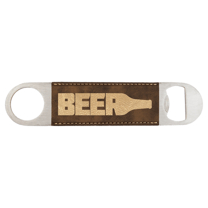 Leatherette Bottle Openers