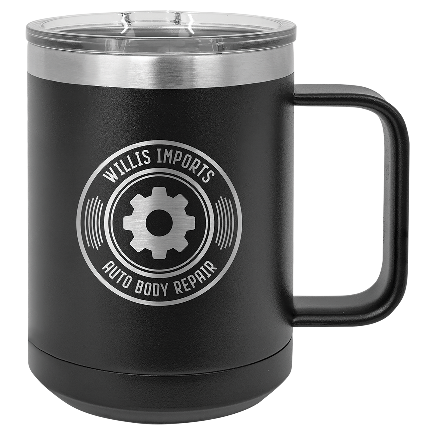 Customized 15 oz. Polar Camel Coffee Mug with Slider Lid