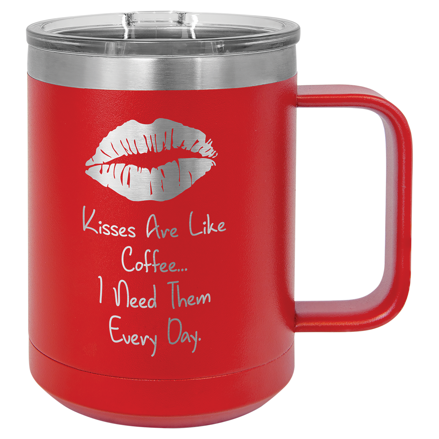 Customized 15 oz. Polar Camel Coffee Mug with Slider Lid