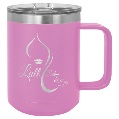 Customized 15 oz. Polar Camel Coffee Mug with Slider Lid