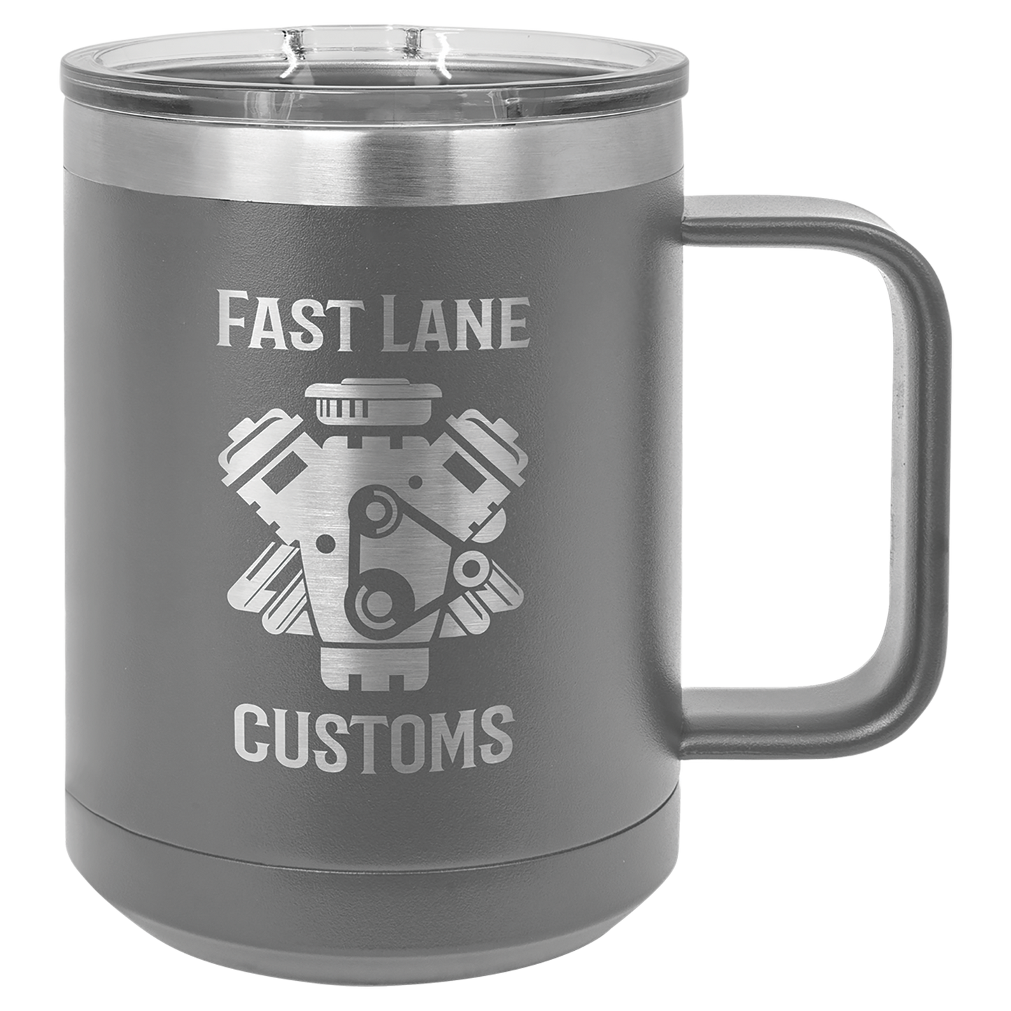 Customized 15 oz. Polar Camel Coffee Mug with Slider Lid