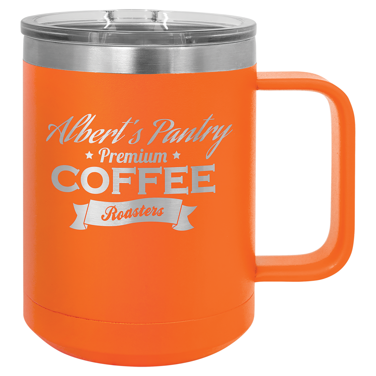 Customized 15 oz. Polar Camel Coffee Mug with Slider Lid