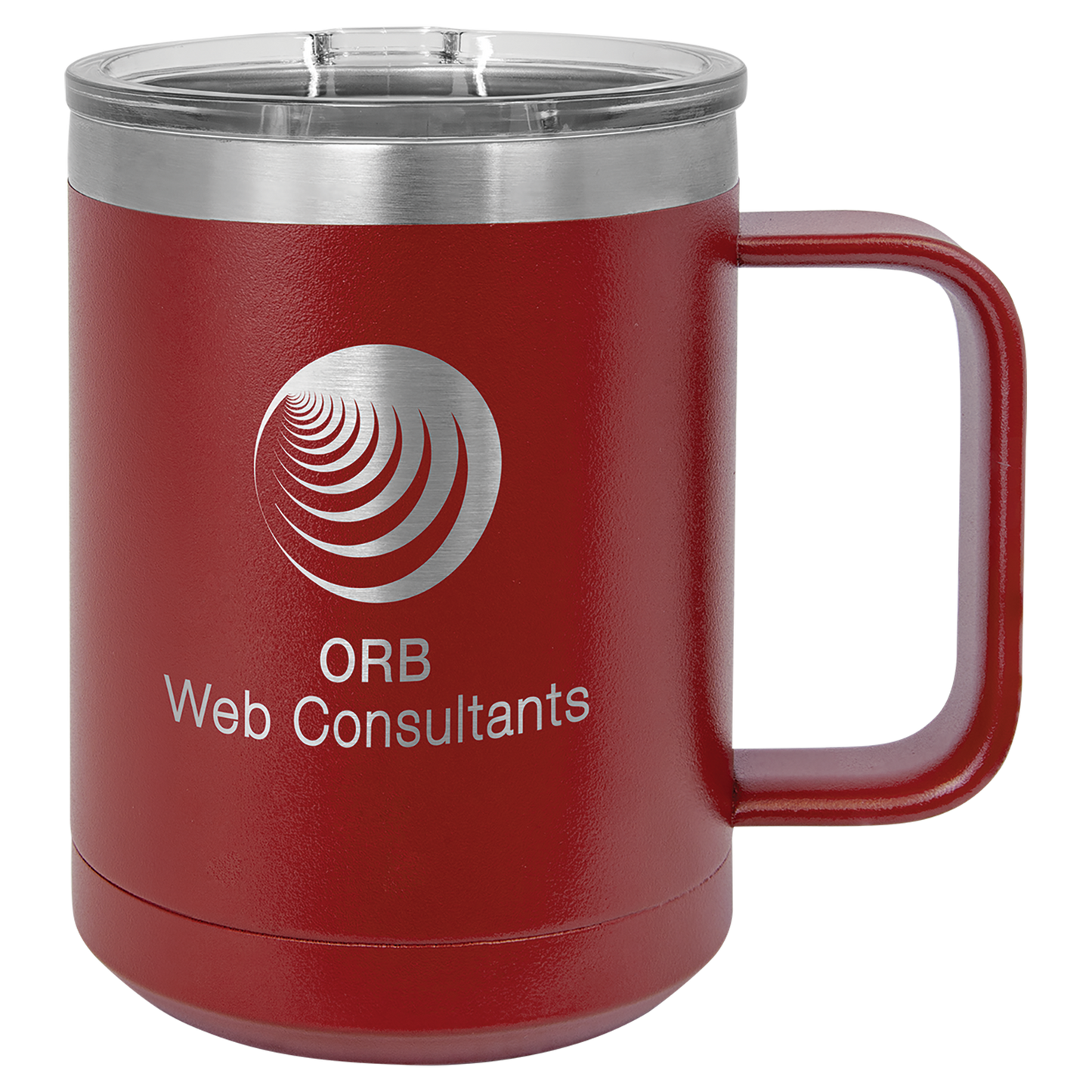 Customized 15 oz. Polar Camel Coffee Mug with Slider Lid