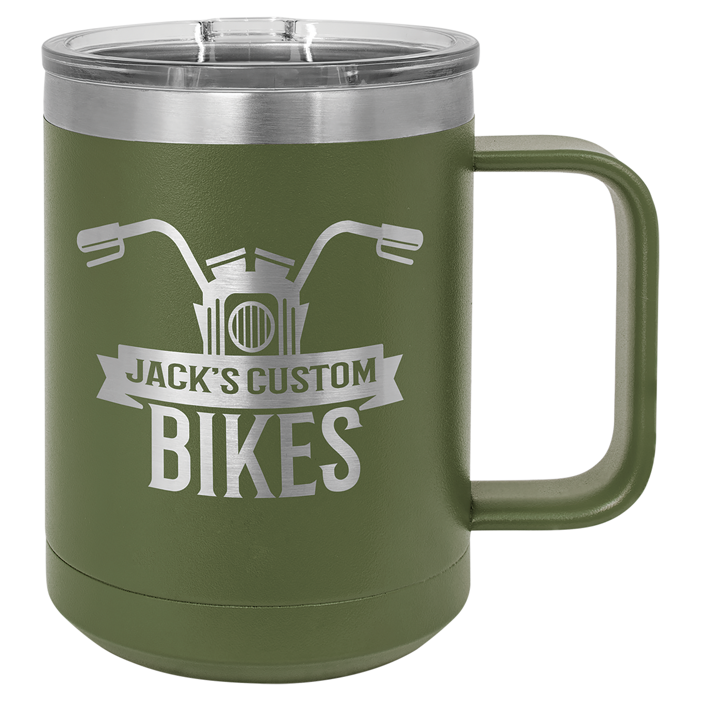Customized 15 oz. Polar Camel Coffee Mug with Slider Lid