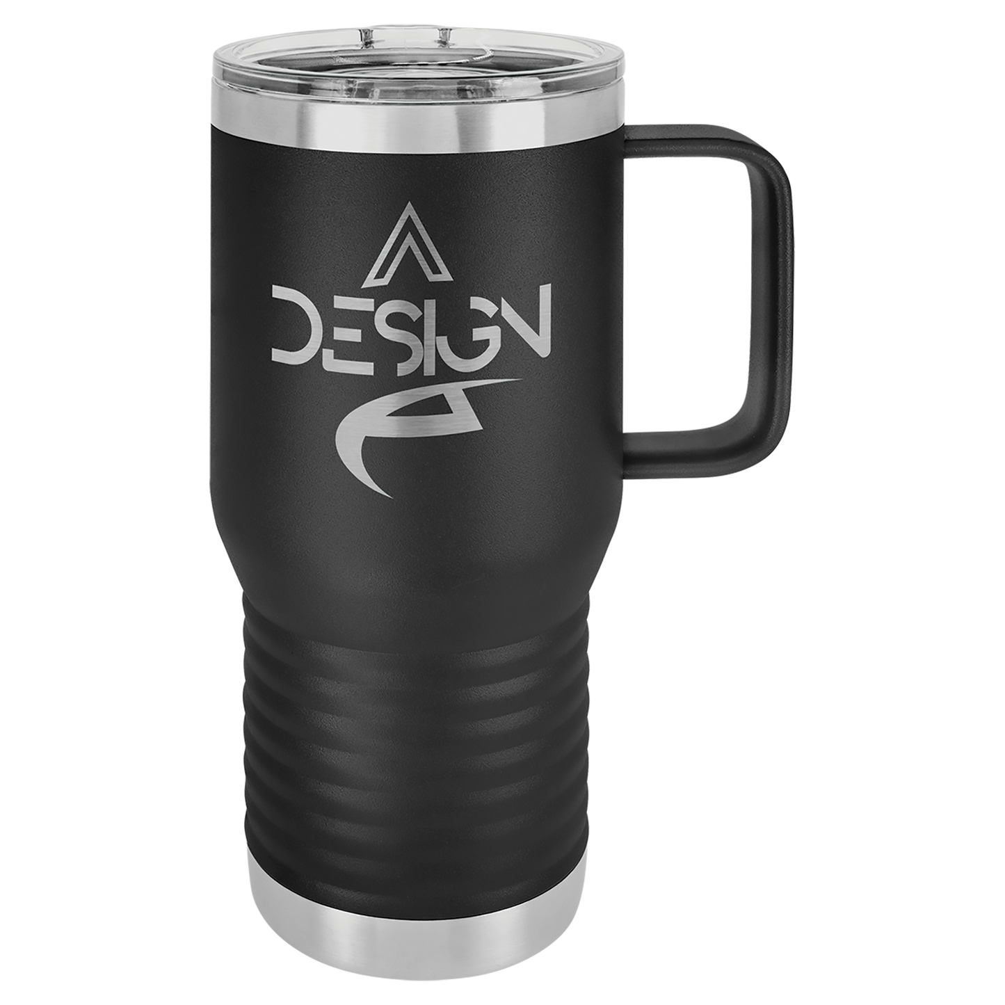 Customized 20 oz. Polar Camel Travel Mug with Handle & Slider Lid