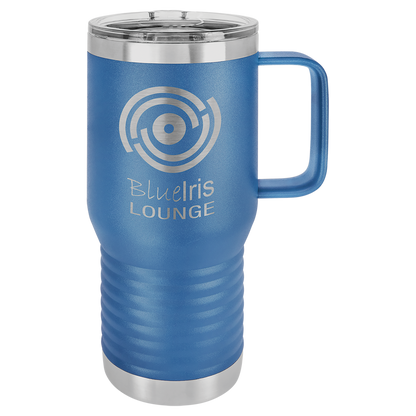 Customized 20 oz. Polar Camel Travel Mug with Handle & Slider Lid
