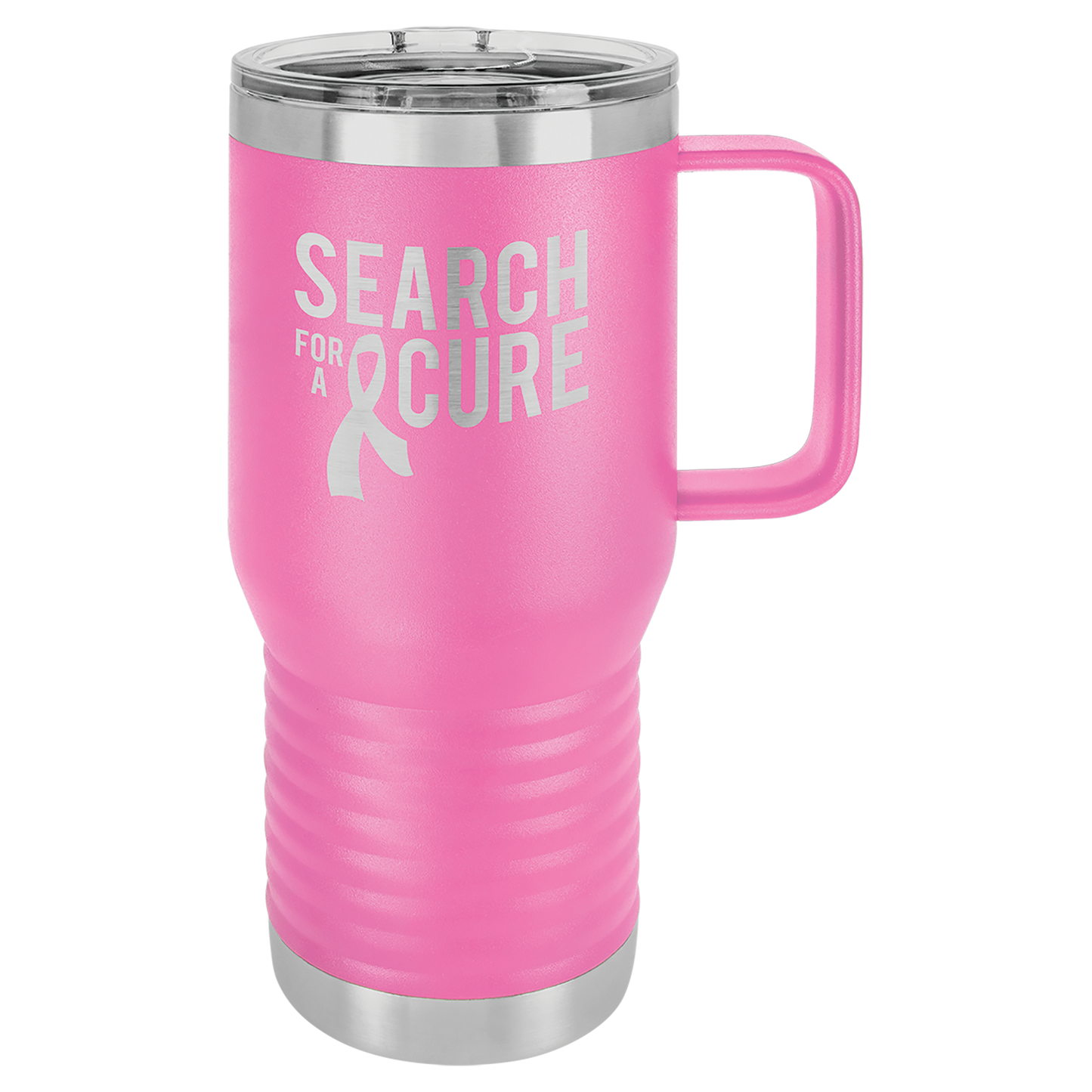 Customized 20 oz. Polar Camel Travel Mug with Handle & Slider Lid