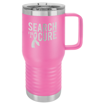 Customized 20 oz. Polar Camel Travel Mug with Handle & Slider Lid
