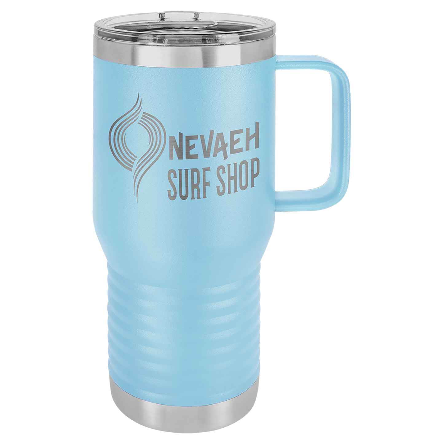 Customized 20 oz. Polar Camel Travel Mug with Handle & Slider Lid