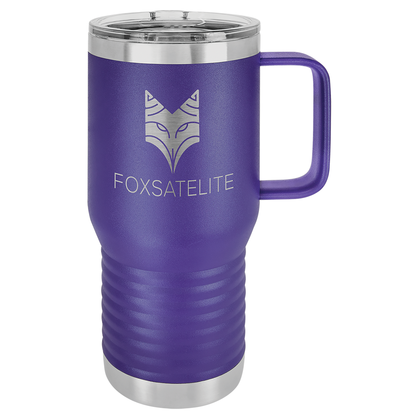 Customized 20 oz. Polar Camel Travel Mug with Handle & Slider Lid