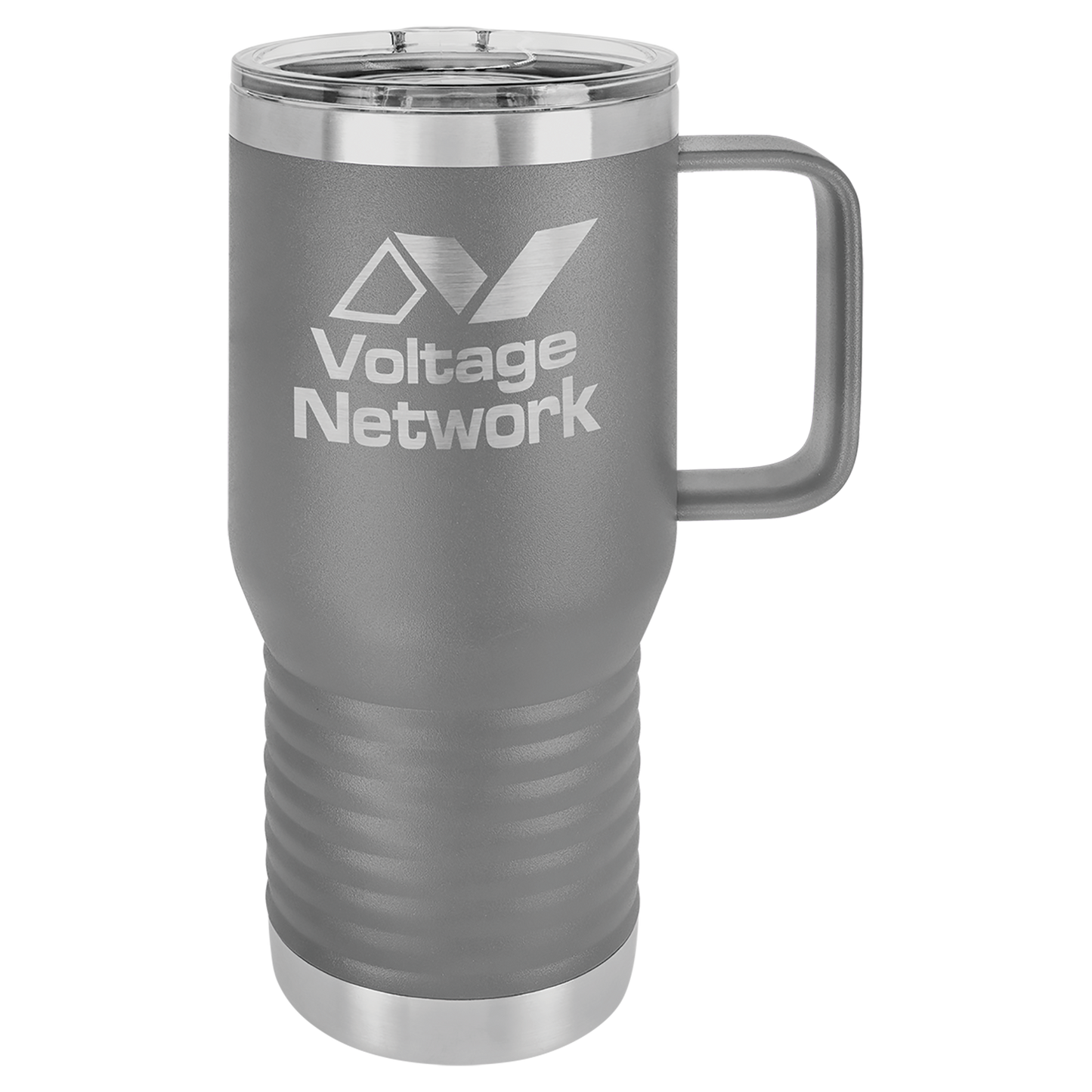 Customized 20 oz. Polar Camel Travel Mug with Handle & Slider Lid