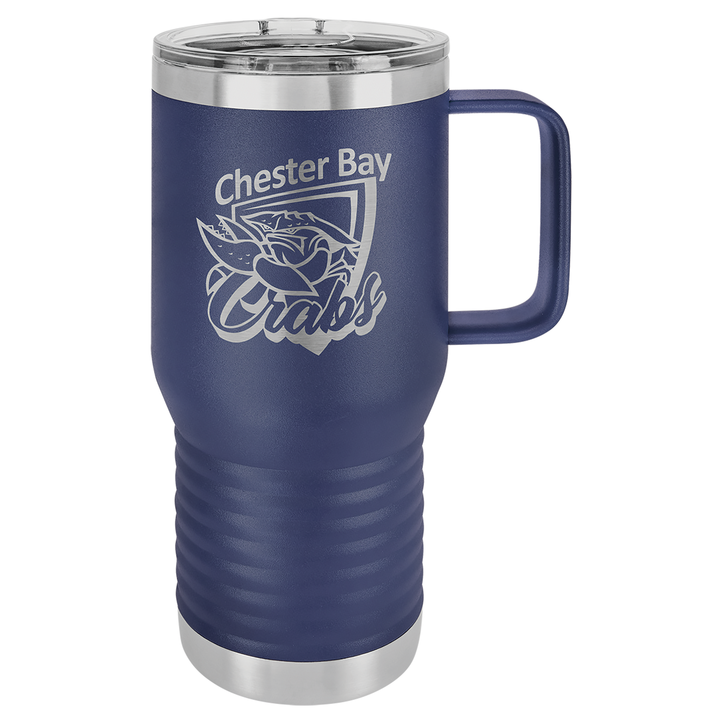 Customized 20 oz. Polar Camel Travel Mug with Handle & Slider Lid