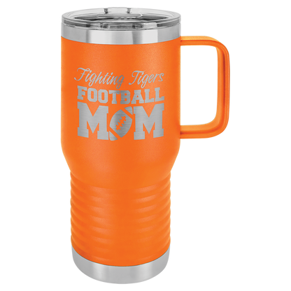Customized 20 oz. Polar Camel Travel Mug with Handle & Slider Lid
