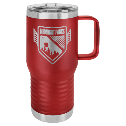 Customized 20 oz. Polar Camel Travel Mug with Handle & Slider Lid