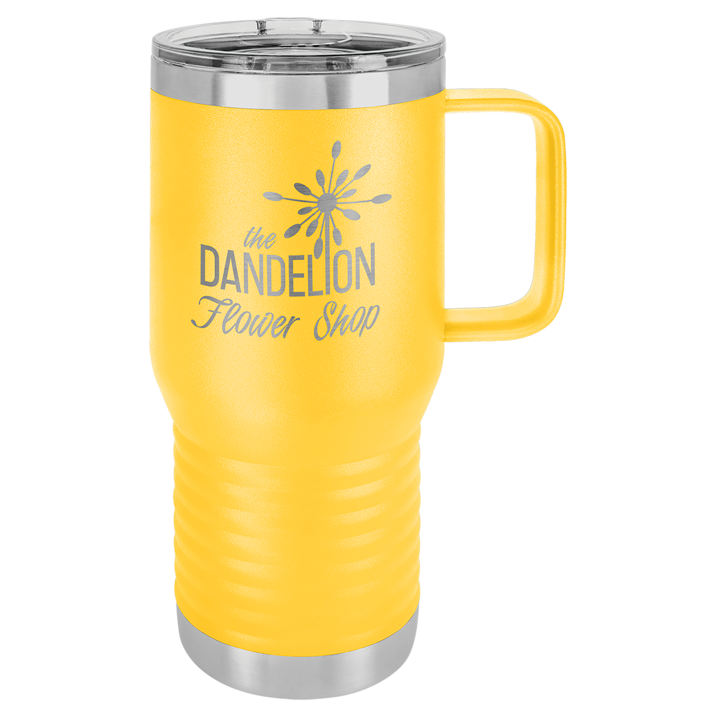 Customized 20 oz. Polar Camel Travel Mug with Handle & Slider Lid