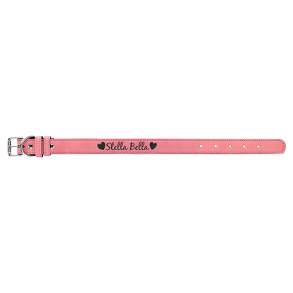 Custom Leatherette Dog Collar