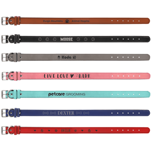 Custom Leatherette Dog Collar