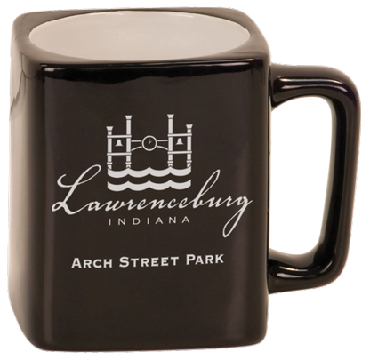8 oz. Ceramic Square Coffee Mug