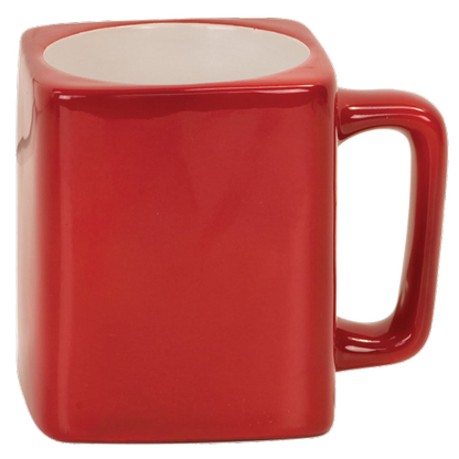 8 oz. Ceramic Square Coffee Mug
