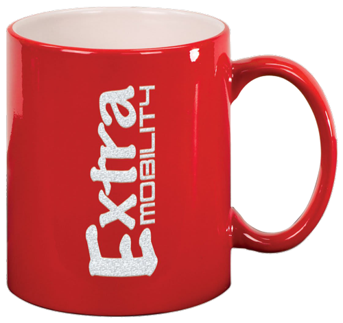 Customized Laser Etched 11 Oz Round Ceramic Coffee Mug