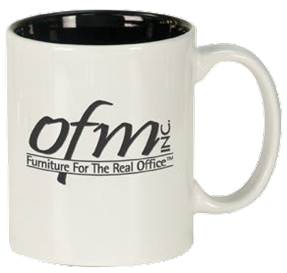 Customized Laser Etched 11 Oz Round Ceramic Coffee Mug