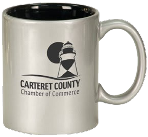 Customized Laser Etched 11 Oz Round Ceramic Coffee Mug