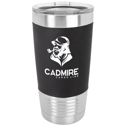 Customized Silicone Grip 20 oz. Tumbler with Clear Lid