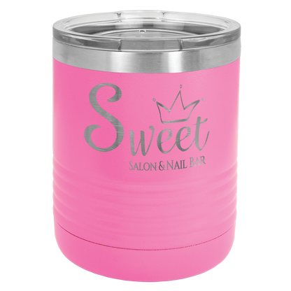 Customized 10 oz. Polar Camel Vacuum Insulated Ringneck Tumbler with Clear Lid